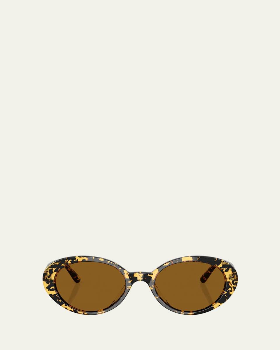 Acetate Oval Sunglasses